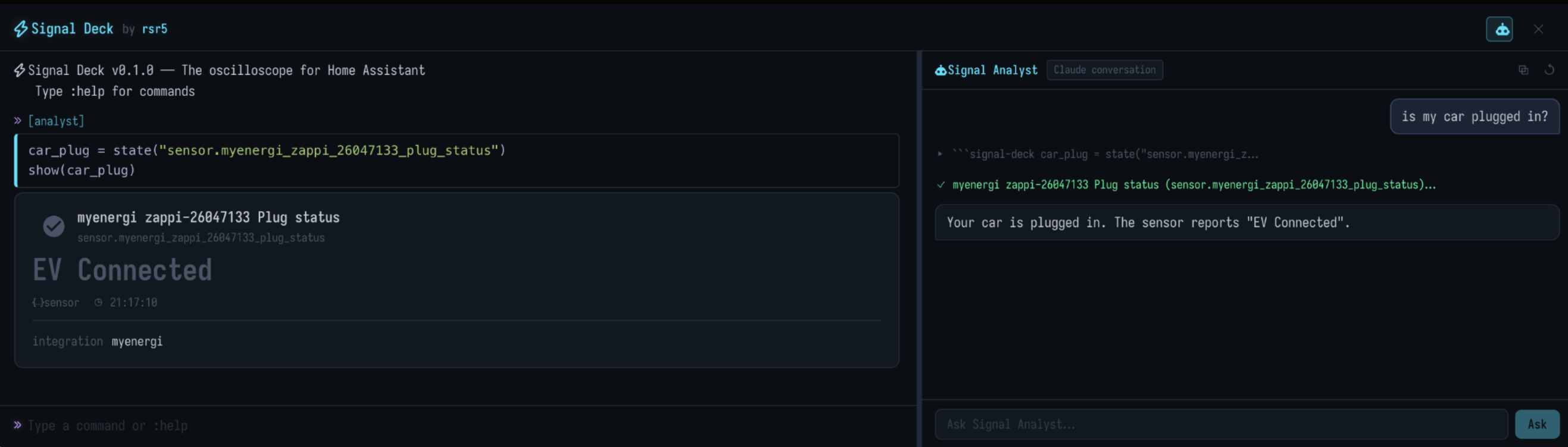 Signal Deck — AI analyst using stored annotations