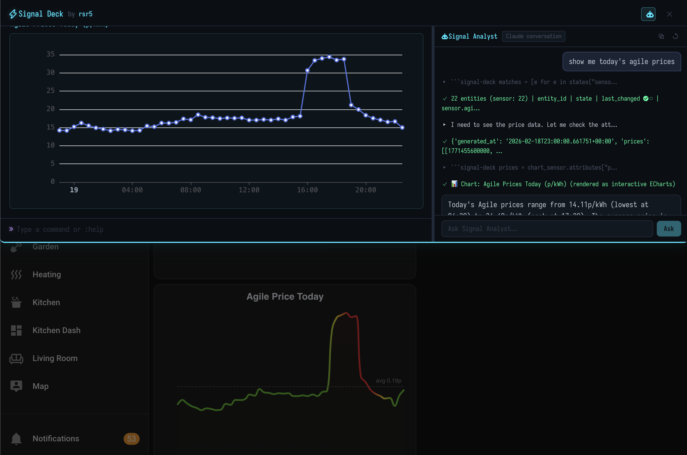 Signal Deck — Overlay console mode